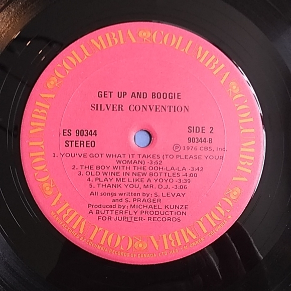 Silver Convention - Get Up and Boogie! LP - Picture 4 of 4